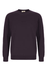 Maglione in misto lana melanzana -  | Wise