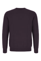 Maglione in misto lana melanzana -  | Wise