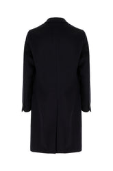 Midnight blue wool coat -  | Wise