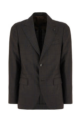 Embroidered wool blazer -  | Wise