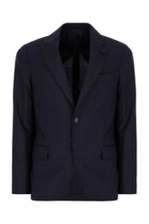 Midnight blue wool blazer -  | Wise