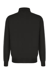 Midnight blue wool polo shirt -  | Wise