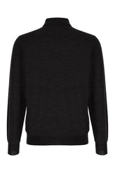 Slate wool polo shirt -  | Wise