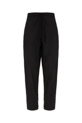 Black polyester blend pants -  | Wise