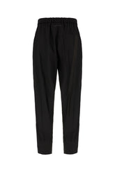 Black polyester blend pants -  | Wise