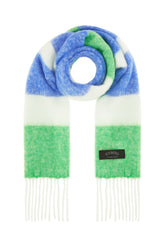 Embroidered wool blend scarf -  | Wise