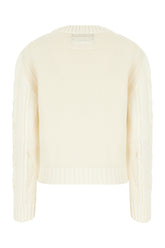 Ivory wool blend sweater -  | Wise