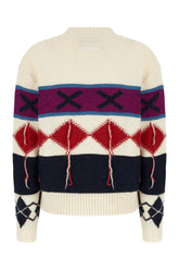 Multicolor wool blend sweater -  | Wise