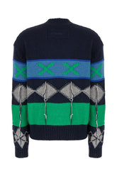Multicolor wool blend sweater -  | Wise