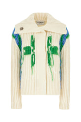 Multicolor wool blend cardigan -  | Wise