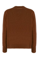 Brown wool blend sweater -  | Wise