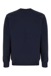 Navy blue cotton sweatshirt -  | Wise