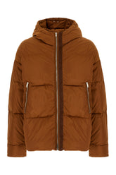 Caramel nylon down jacket -  | Wise