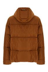 Caramel nylon down jacket -  | Wise