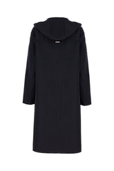 Embroidered wool blend reversible coat -  | Wise