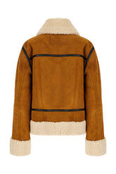 Multicolor shearling jacket -  | Wise