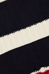 Embroidered wool blend scarf -  | Wise