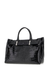 Black leather handbag -  | Wise
