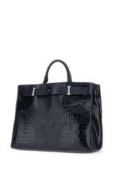 Black leather handbag -  | Wise