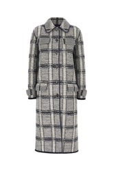 Cappotto in misto lana ricamata -  | Wise
