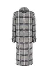 Cappotto in misto lana ricamata -  | Wise