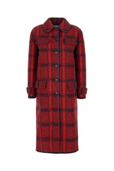 Cappotto in misto lana ricamata -  | Wise