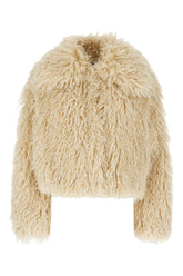 Cappotto in eco pelliccia sabbia -  | Wise