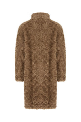 Cappotto in eco pelliccia biscotto -  | Wise