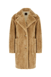 Cappotto in eco pelliccia beige -  | Wise