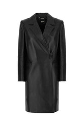 Cappotto in pelle nera -  | Wise