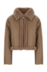 Giubbino in pelle cammello -  | Wise