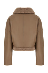 Giubbino in pelle cammello -  | Wise