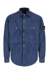 Denim blue nylon jacket -  | Wise