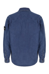 Denim blue nylon jacket -  | Wise