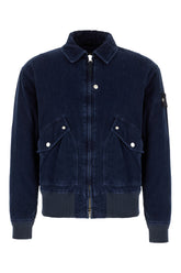 Giubbino imbottito in misto cotone imbottito blu navy -  | Wise