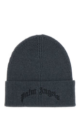 Cuffia grigio scuro in lana e acrilico -  | Wise