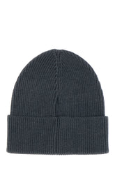 Cuffia grigio scuro in lana e acrilico -  | Wise