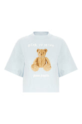 Light blue cotton t-shirt -  | Wise