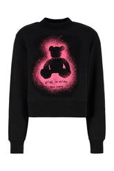 Black cotton sweatshirt -  | Wise