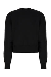 Black cotton sweatshirt -  | Wise
