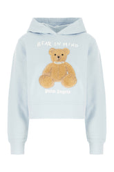 Light blue cotton sweatshirt -  | Wise