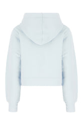 Light blue cotton sweatshirt -  | Wise