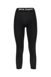 Black stretch nylon leggings -  | Wise