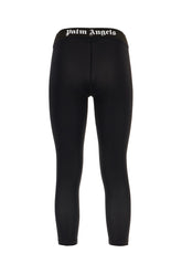 Black stretch nylon leggings -  | Wise