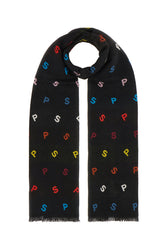 Sciarpa in misto lana ricamata -  | Wise