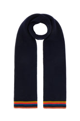 Midnight blue wool scarf -  | Wise