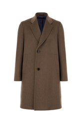 Cappotto in misto lana tortora -  | Wise