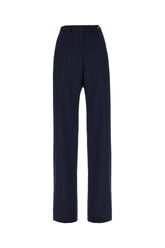 Embroidered wool blend pants -  | Wise