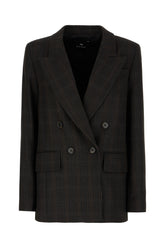Embroidered polyester blend blazer -  | Wise