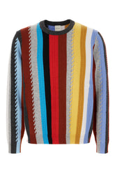 Multicolor wool blend sweater -  | Wise